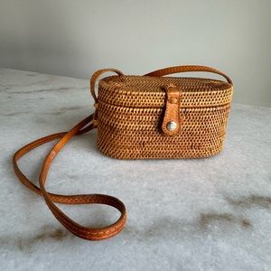Faithfull The Brand Woven Crossbody Bag